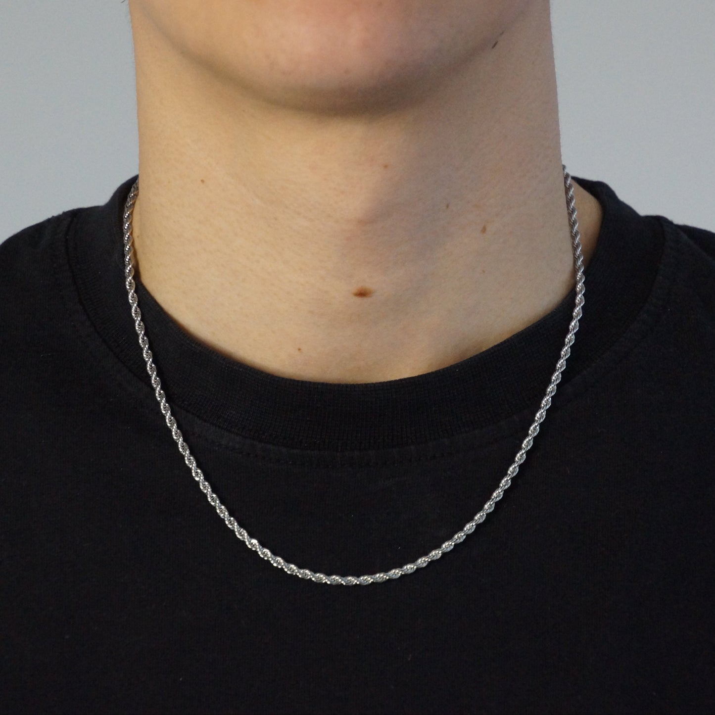 CLEAN ROPE KETTING 3MM - WITGOUD