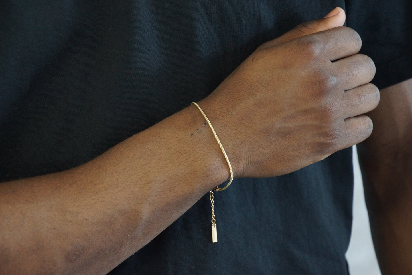 SQUARE CHAIN ARMBAND 1.5MM - 18K GOUD