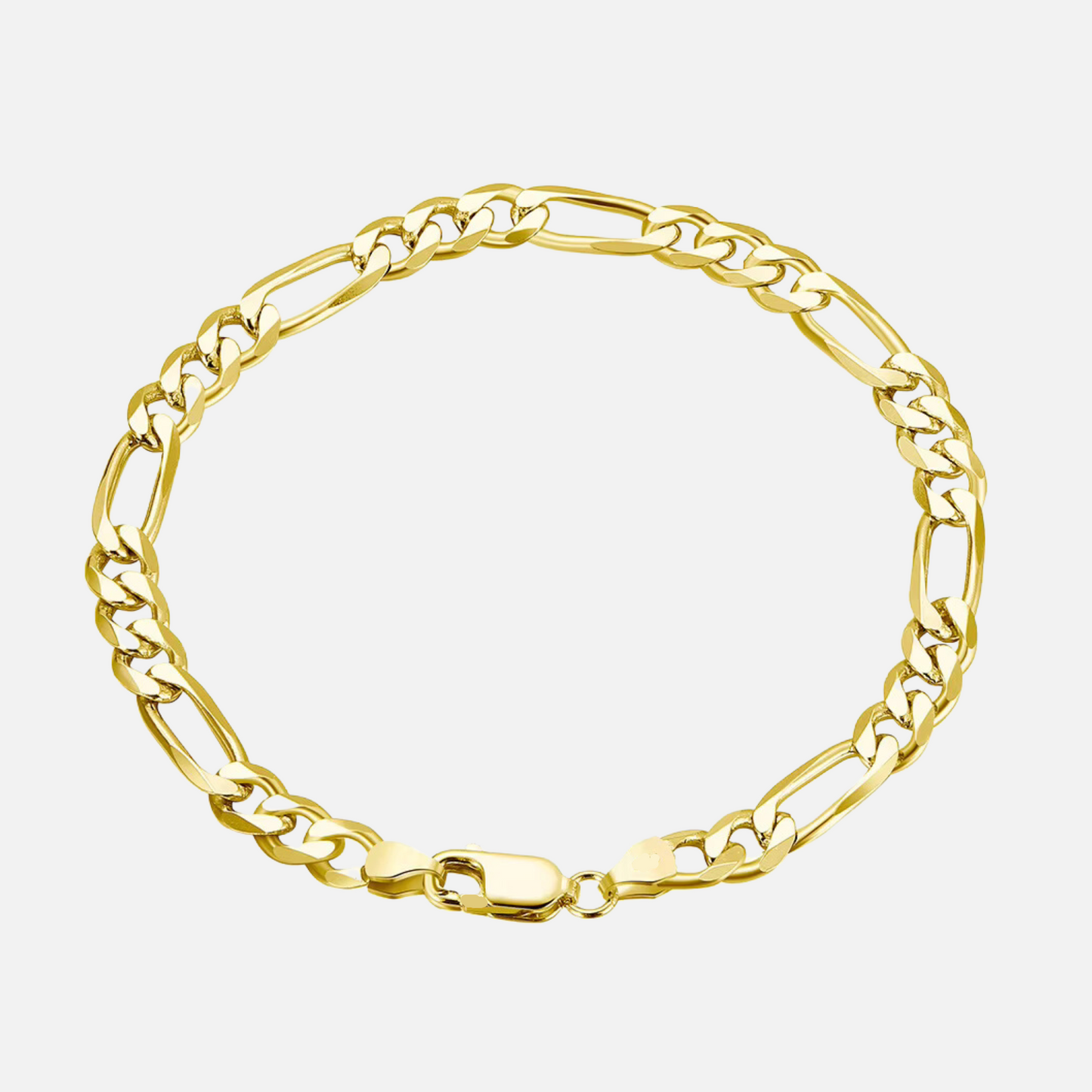 figaro armband 18k goud 5mm - figaro bracelet 18k gold 5mm