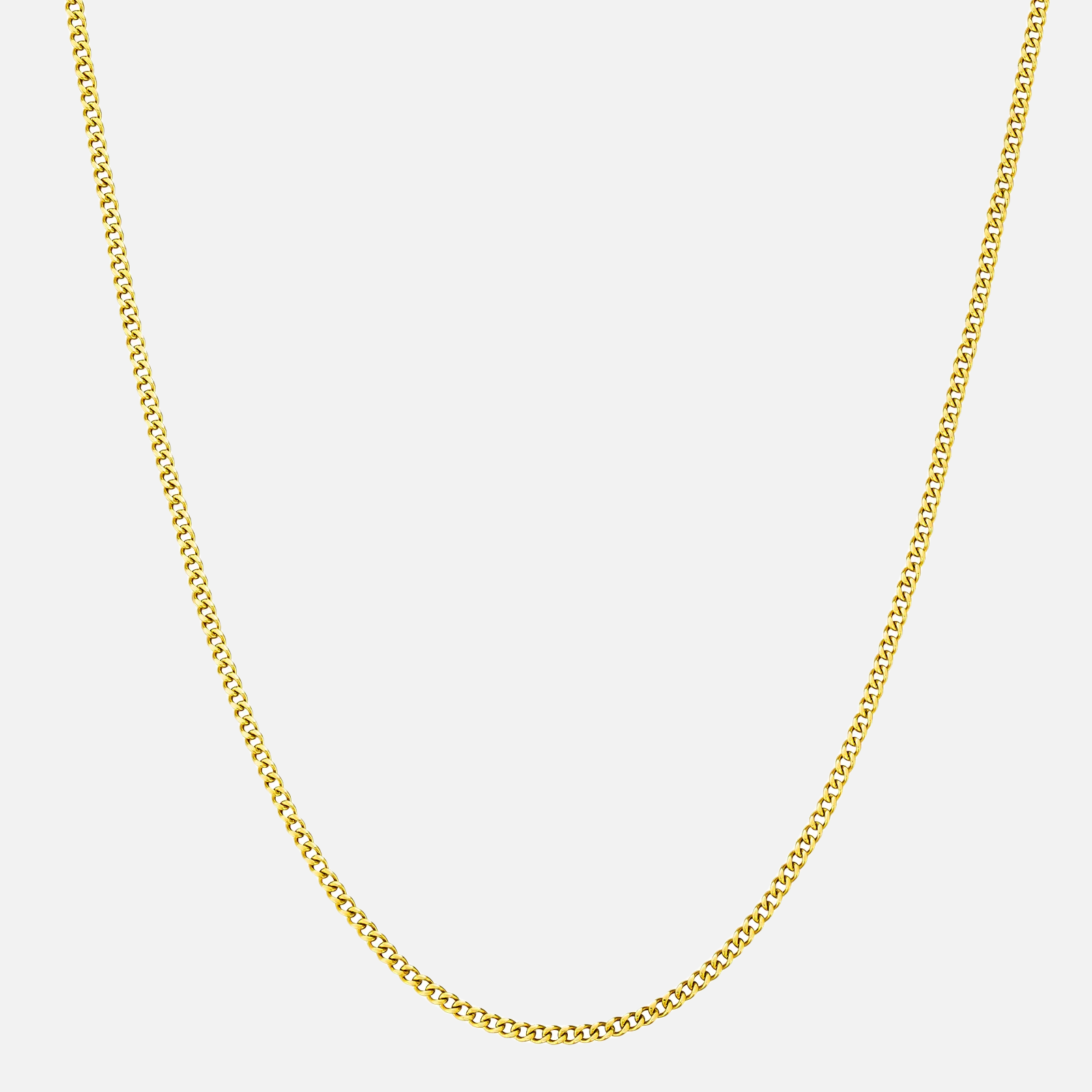 Cuban ketting 2mm 18k Goud / cuban chain 2mm 18k gold