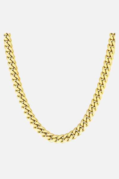 Cuban ketting 8mm 18k goud/ cuban chain 8mm 18k gold