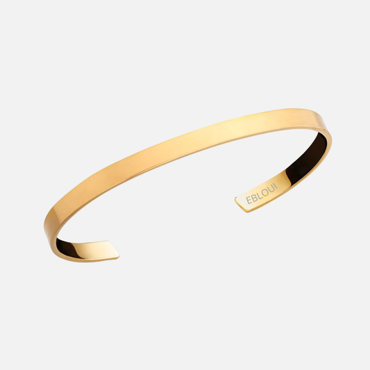 UNISIZE CUFF 5MM - 18K GOUD