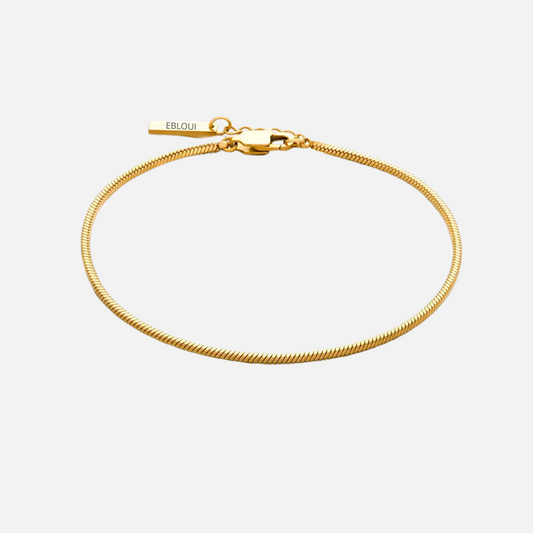 SQUARE CHAIN ARMBAND 1.5MM - 18K GOUD