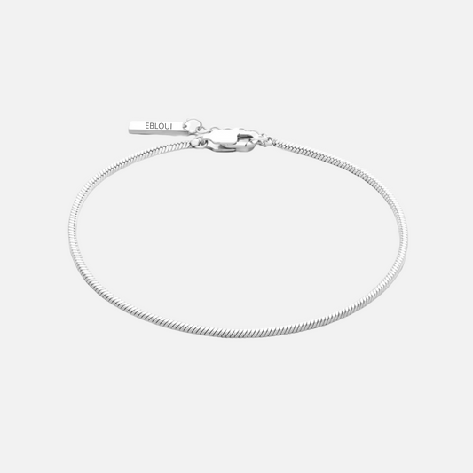 SQUARE CHAIN ARMBAND 1.5MM - WITGOUD