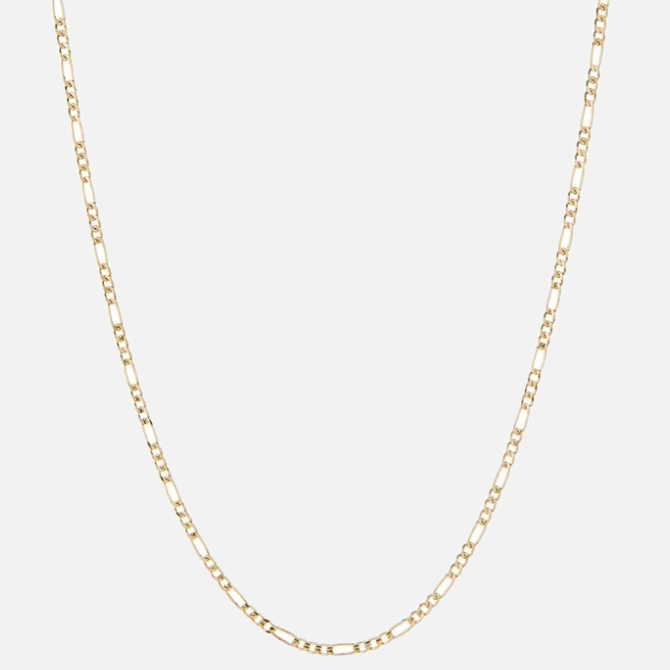 Figaro ketting 3mm 18k goud / figaro chain 3mm 18k gold